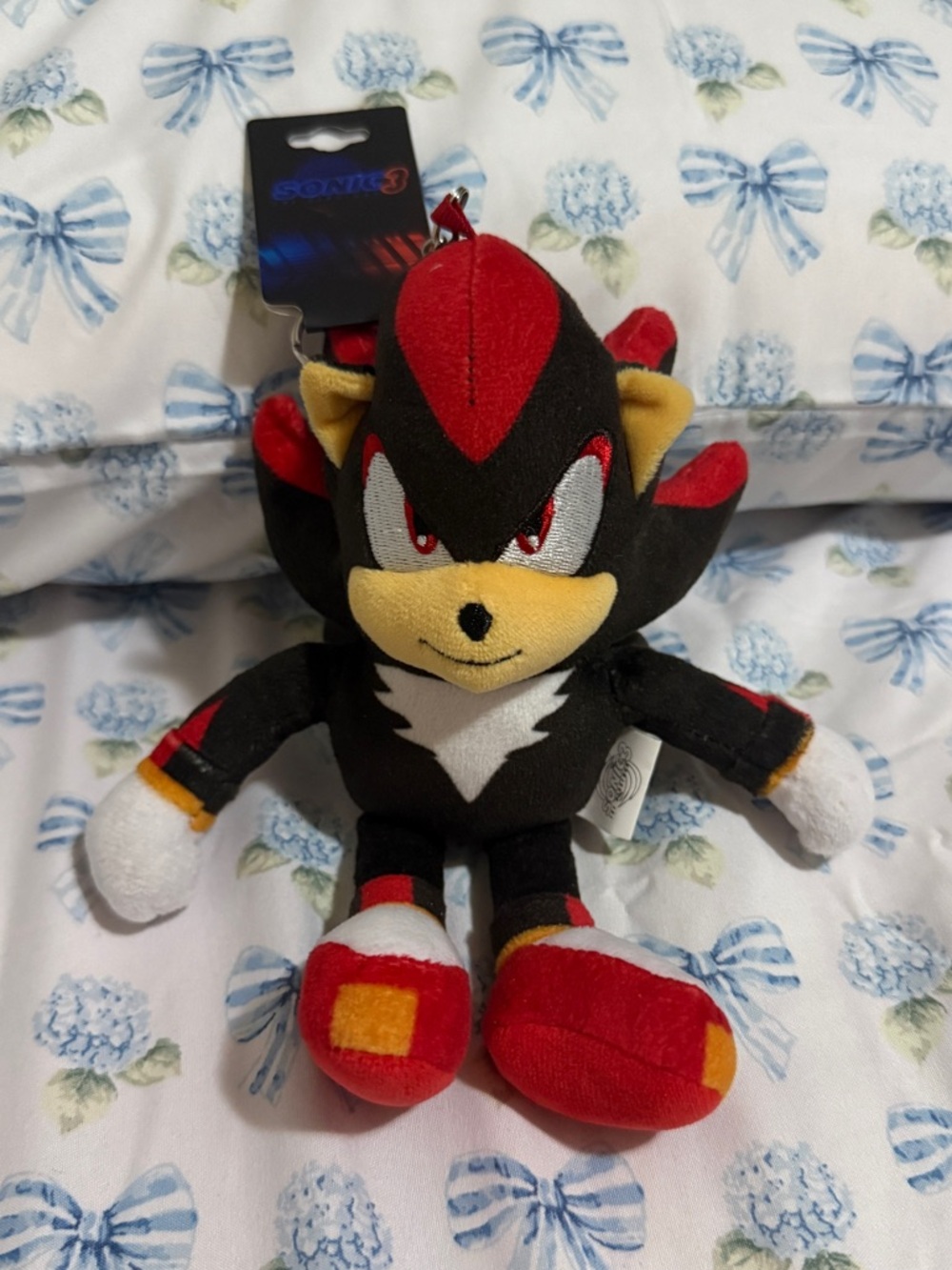 Sonic the Hedgehog 3 - Shadow Plush Keychain